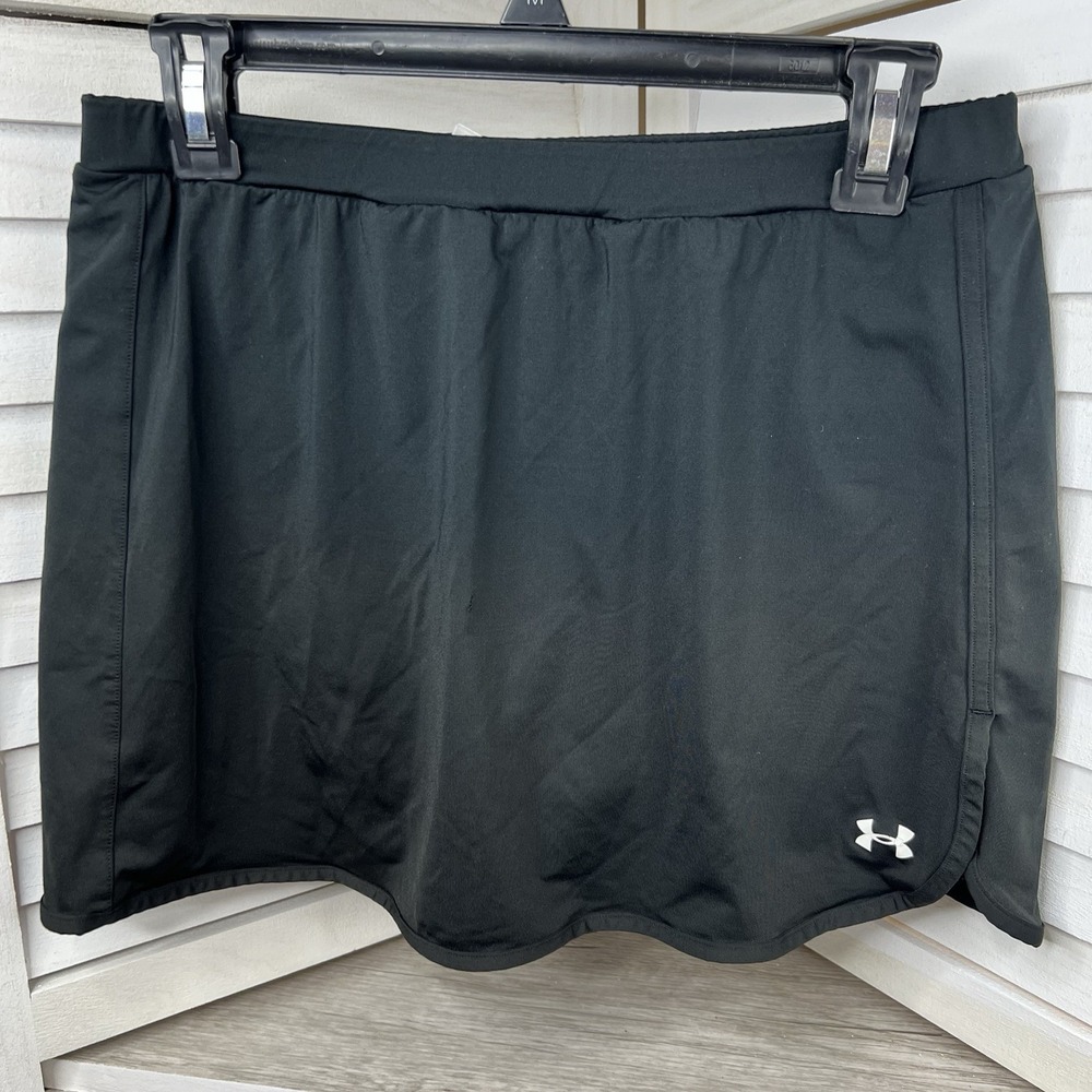 Under Armour HeatGear Black Athletic Skirt w/ Shorts Women's Size Medium